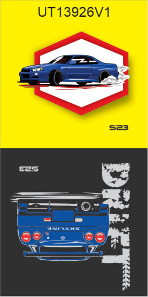 Almofada Skyline Azul/Skyline Azul